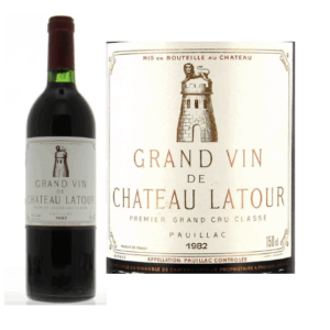 Chateau Latour 1982 (RP100)Robert Parker's Wine Advocate 100James Suckling 98Wine Spectator 98